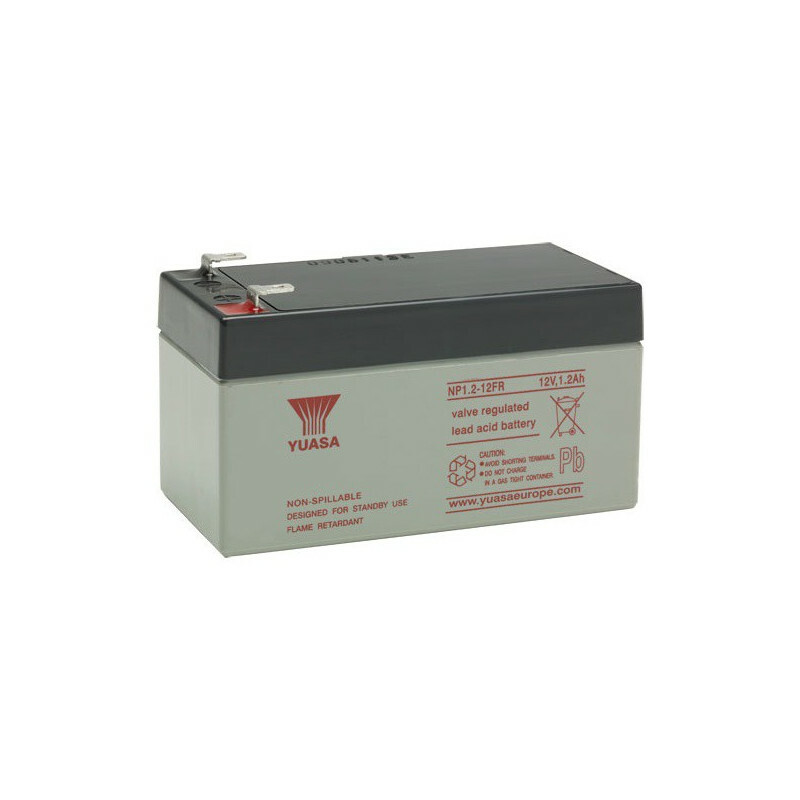 Batterie 12V 1.2Ah Yuasa NP1.2-12FR Idéale pour Modélisme et Petits Jouets Électriques