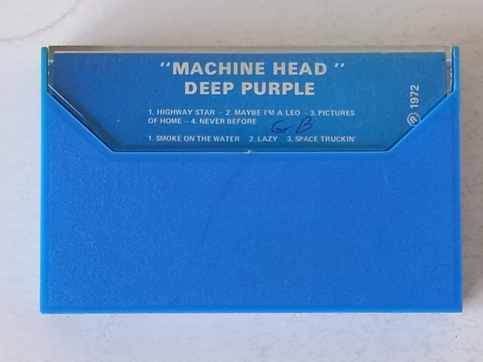 DEEP PURPLE    MACHINE HEAD   CASSETTE TAPE     ***FRENCH ISSUE/PAPER LABELS*** - Image 3 of 4