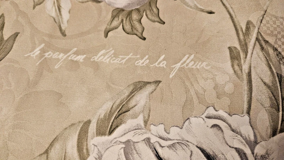 Waverly - Tela de tapicería de algodón "Notas florales" - 7 yardas por 56 pulgadas - Nueva Foto 4 de 4