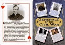 2020 Americana, Generals Civil War Playing Cards,  #H7 Raphael Semmes