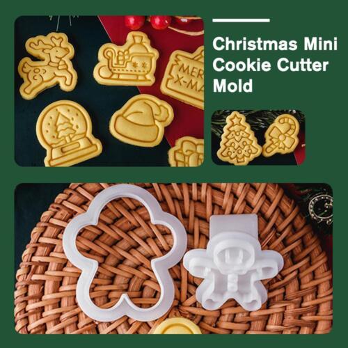 Santa Cookie Cutter Christmas Shape Molds Cakesicles New C0 Mini J6R3 - Photo 1/30