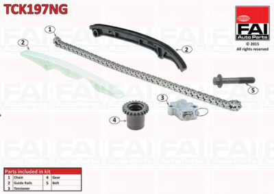 FAI AutoParts TCK197NG Timing Chain Kit for Alfa Romeo, Chrysler, Fiat