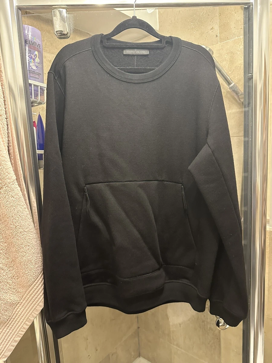 Stone Island Ghost Wool Sweatshirt Black Size L eBay