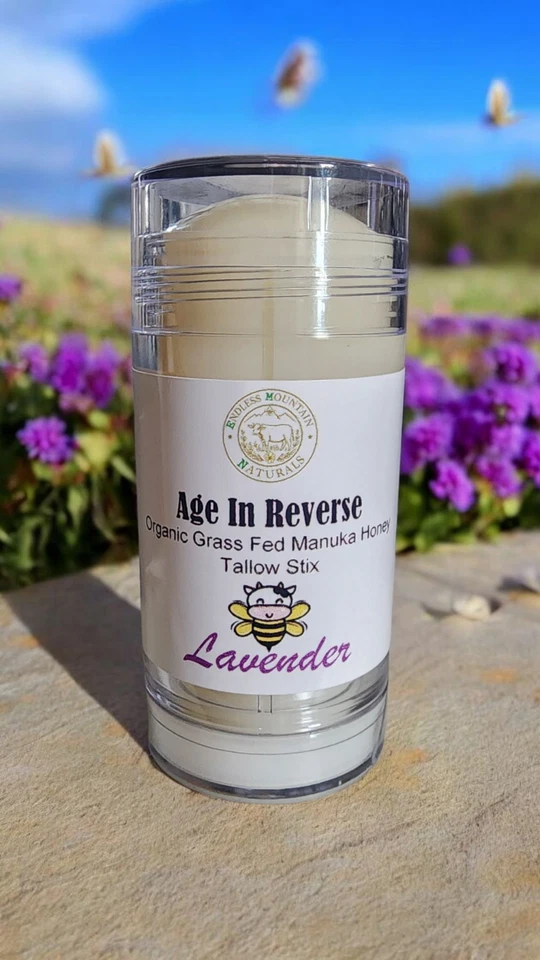 Tallow Manuka Honey Solid Stick Balm Organic Grass Fed Face Body Anti Aging - Image 3 of 4