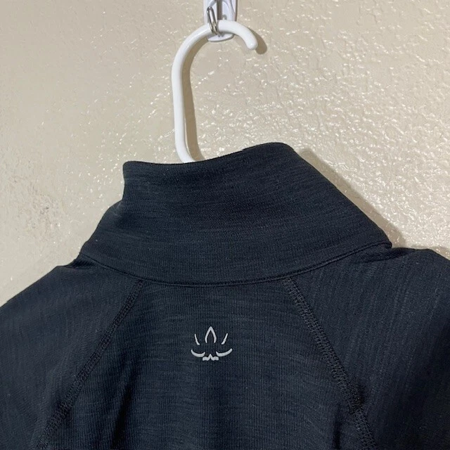 beyond-yoga dress 1/4 zip athletic stretch long sleeve thumbholes 