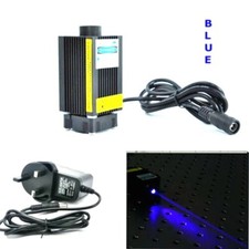 Focusable 450nm 1W Pure Blue Laser Dot Module 1000mW Diodes 12V w/Fan Cooling