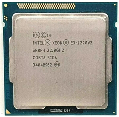 Intel Xeon Quad-Core E3-1220 v2 3.10GHz 8MB Cache LGA1155 Processor CPU SR0PH