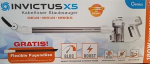Genius Invictus X5 Akku-Staubsauger kabelloser 2-in-1-Staubsauger