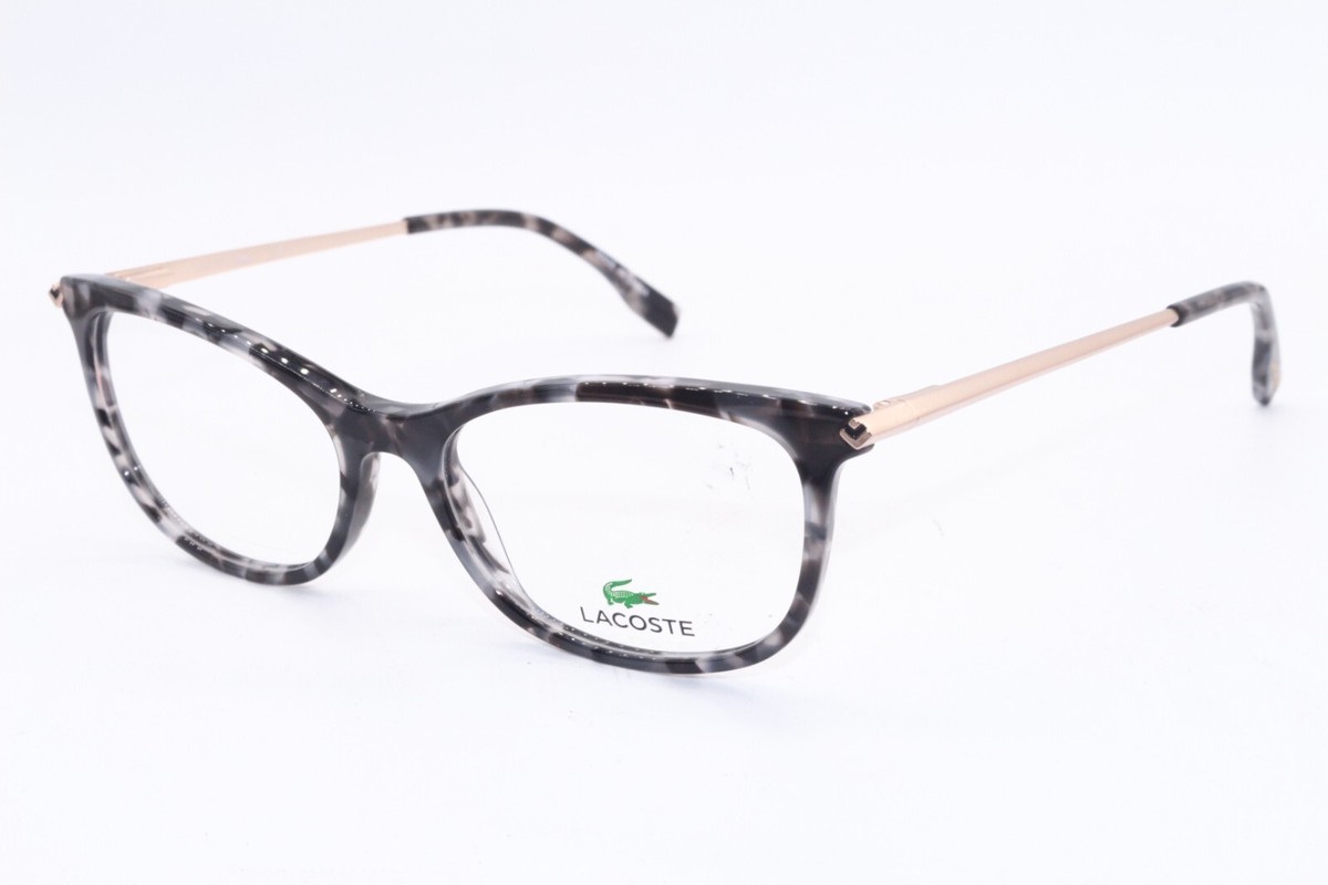 LACOSTE L 2863 215 GREY HAVANA GOLD AUTHENTIC FRAMES EYEGLASSES 53-16 NEW LACOSTE L 2863 215 GREY HAVANA GOLD AUTHENTIC FRAMES  main image 2