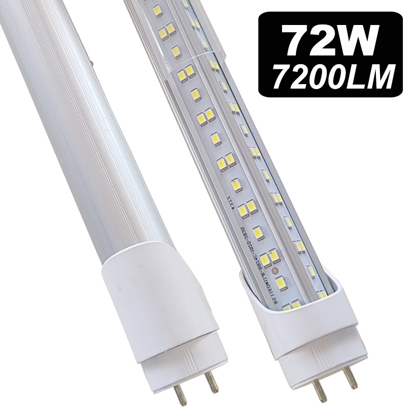 25-Pack 4FT LED Tube Lights - 6500K Daylight, 22W, T8/T12 Fluorescent Replacement (2000+ Lumens)