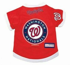 WASHINGTON NATIONALS DOG CAT PREMIUM ALTERNATE JERSEY w/ NAME TAG CHOOSE SIZE