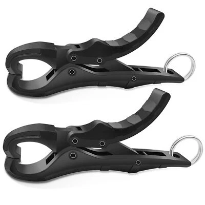 2 Pack 4.5 Inch Fish Lip Gripper Digital Scale Non Puncture Fishing Hook Clamp - Image 1 of 4