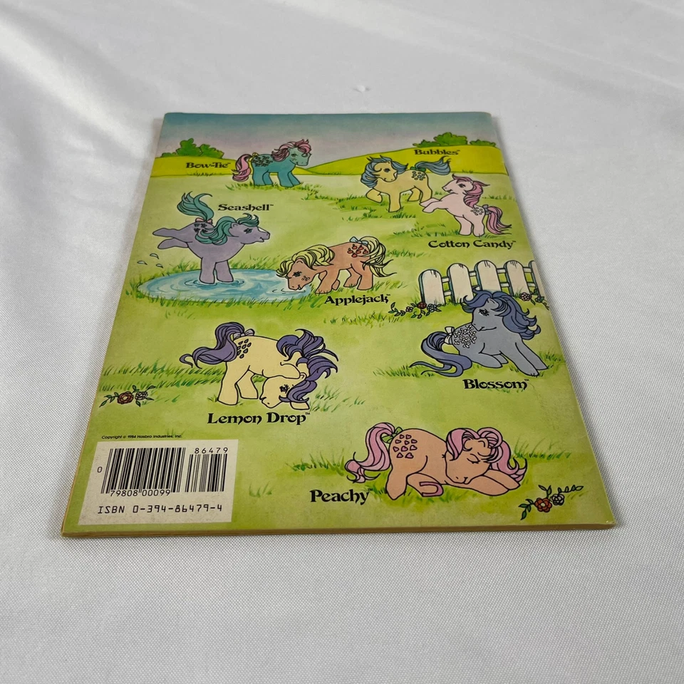 复古 G1 My Little Pony 商品着色书 未使用 学习阅读 — 第 2/2 张图片