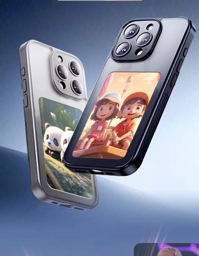Étui pour smartphone écran encre pour iPhone 15 Pro Max images à faire soi-même transmission NFC - Photo 9 sur 10
