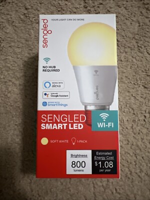 *New* Sengled Smart Light Bulb, A19 WiFi Light Bulbs 60W equivalent