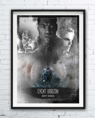 EVENT HORIZON polish movie poster print horror Laurence