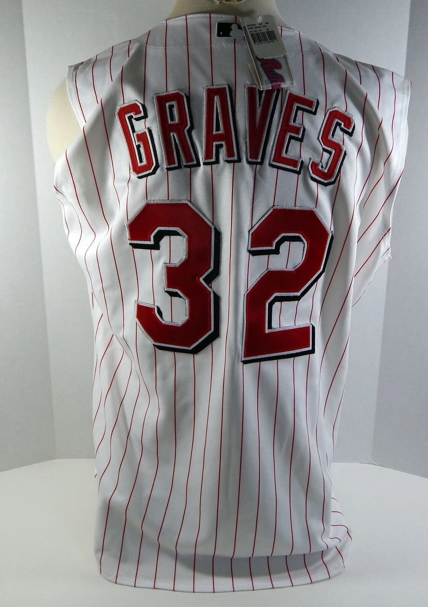 Cincinnati Reds Danny Graves #32 Authentic White Jersey Russell