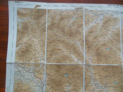 Vintage Bartholomew Folding Map; Harrogate, Yorkshire (c1930s) Stanford Motor 6 - Picture 8 of 9
