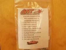 MOPAR DODGE 'LIL RED EXPRESS / DODGE WARLOCK TRUCK EXTERIOR SCREW KIT   59pcs.