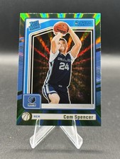 2024-25 Panini Donruss - Rated Rookie Cam Spencer #235 Holo Green Laser (RC)