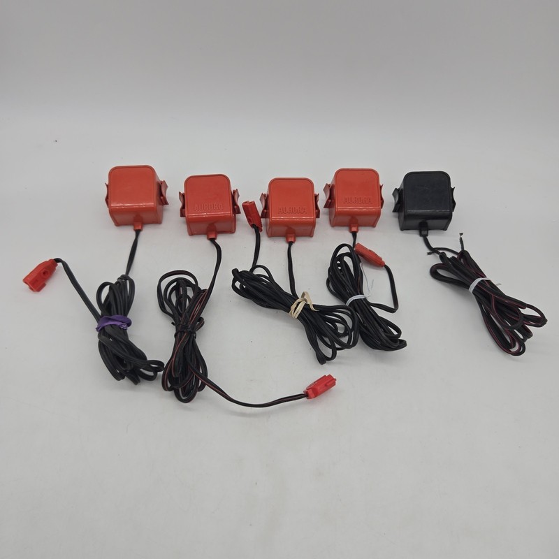 Lot of 5: Aurora AFX #1442-300 Wall-Pak "C" HO Slot Power Supply Pack 120V