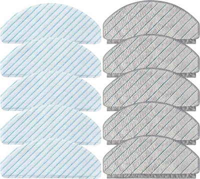 Fixbetter 10 Stück Wischtuch Pads Für ECOVACS DEEBOT OZMO T10/T10 PLUS R