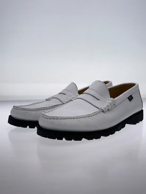 Paraboot/CORAUX D/Loafers/US8.5/WHT/Leather | eBay