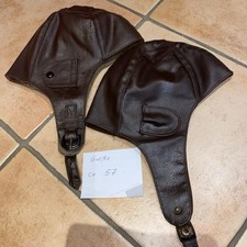 Alte Fliegerhaube,Oldtimer,Motorrad,Kappe, Haube , Mütze Größe 57