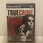 True Crime: Streets of LA PS2 (Sony Playstation 2, 2003) Complete CIB 🇨🇦