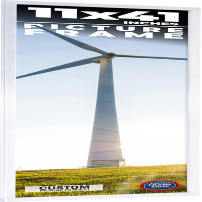 Custompictureframes.Com Custompictureframes 11X41 Stainless Silver Picture
