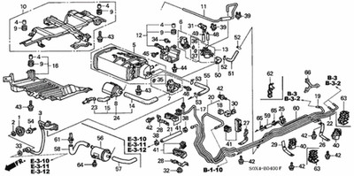 Genuine Honda Tube Atmospheric NEW OEM 17359-S0X-A50