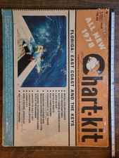 1978 Florida Chart-kit Nautical Fishing Maps Vintage