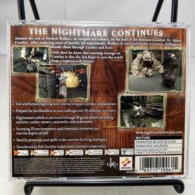 Nightmare Creatures II Sega Dreamcast CIB W/ Manual Former Rental Tested #ML