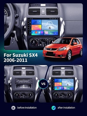 Android Auto For Suzuki SX4 2006-2011 Multimedia Video Player GPS Navi Carplay