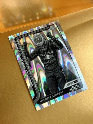 2025 Topps Chrome F1 Max Verstappen Black & White Raywave Refractor F1 #101