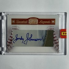 2010 Panini Century Collection Legends Judy Johnson Auto 35/45 Negro Leagues HOF