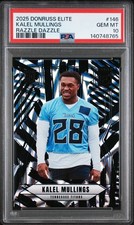 2025 PANINI DONRUSS ELITE RAZZLE DAZZLE #146 KALEL MULLINGS PSA 10