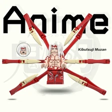 Anime Demon Slayer Muzan Kibutsuji Battle mode Custom Minifigure 2 inch gift