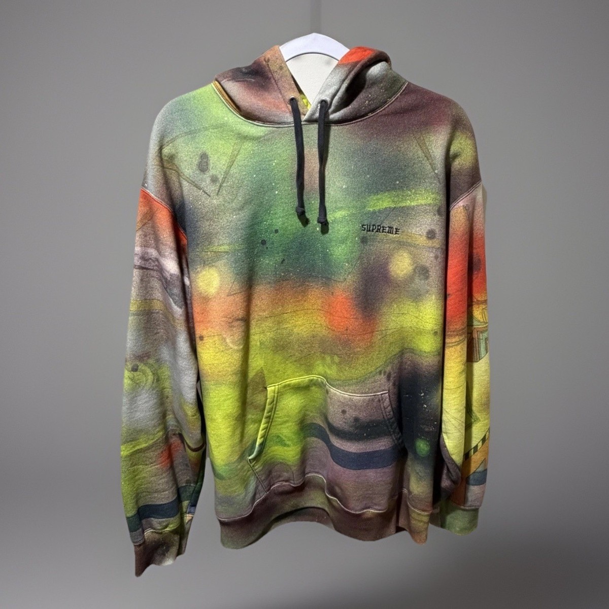 Supreme x Rammmellzee Hooded Sweatshirt Multicolor SS20 NWT Sz