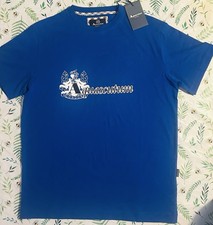Aquascutum London Men’s T-shirt Blue Size UK Large Brand New With Tags