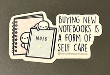 NEW The Coffee Monsterz Co. “Self Care” Emoti Sticker TCMC