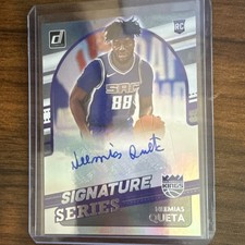 Panini 2021-22 Donruss Signature Series Neemias Queta RC Auto SS-NQT