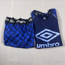 Umbro youth long-sleeve athletic shirt and matching compression pants Size 4/5
