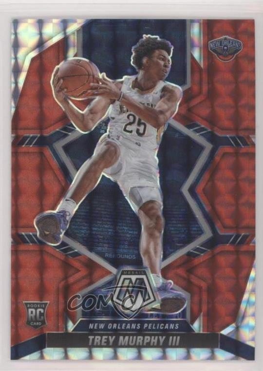 2021-22 Panini Mosaic Rookies Red Mosaic Prizm Trey Murphy III #219 2yl