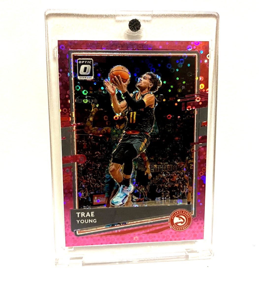 2020-21 Donruss Optic Trae Young Fast Break Pink #/20 Hakws SP