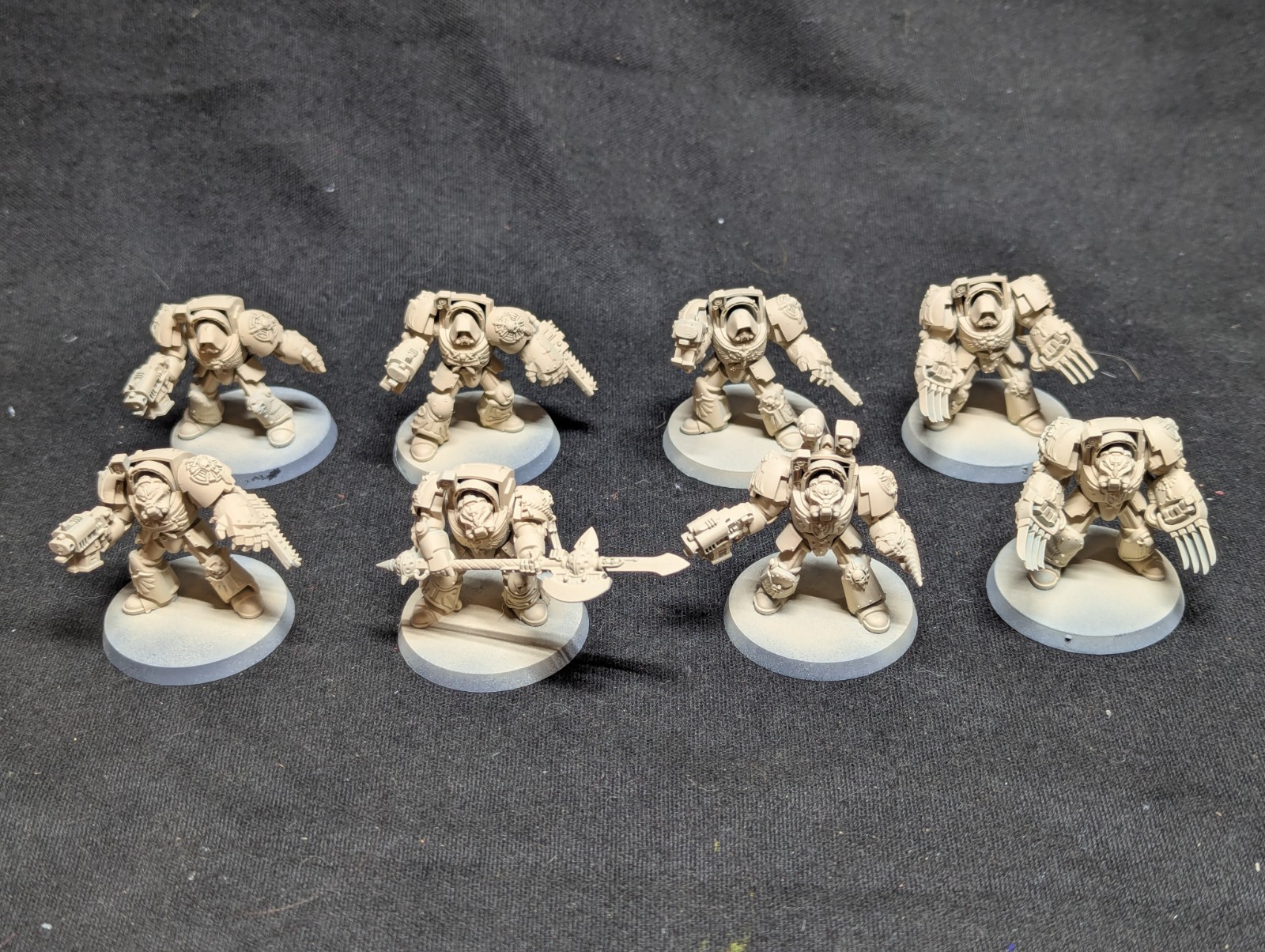 Warhammer 40k Dark Angels Deathwing Terminators / Command Squad 8 ...