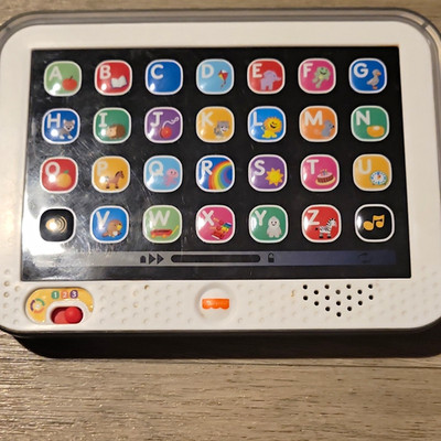 Fisher-Price Kinder Lern-Tablet ABC Alphabet Lernspielzeug CDG57