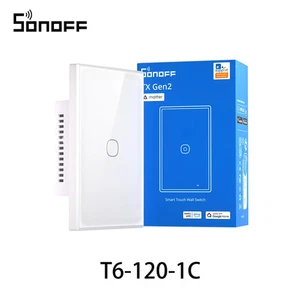 SONOFF T6 120 Matter TX Gen2 US Smart Touch Wall Switch Detach Relay Adjustable