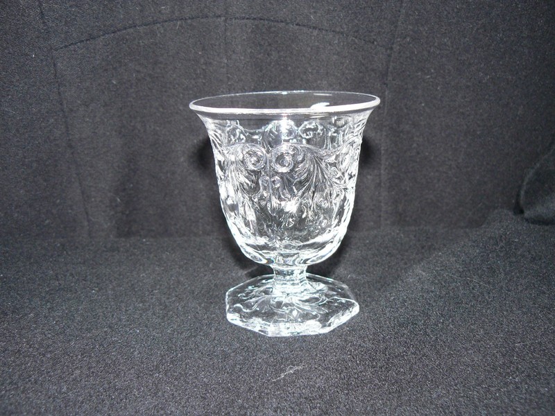 Rock Crystal egg cup/sherbet clear Mc Kee & Brothers 1894 EAPG.