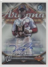 2018 Bowman Chrome 2017 AFL MVP Short Print /100 Victor Robles #AFLS-VR Auto 0g4